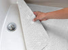 Deluxe Bathtub Mat Non Slip, Soft Foam Bath Mats for Bathroom Tub, Bathtub Mat with Drain Holes, Suction Cups- 36 X 17 - White
