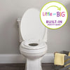 Little to Big Potty-Training Toilet Seat, Round, White