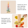 Vomocent Wooden Music Tree Toy for Kids, Marble Ball Run Track Game for Toddlers, Marble Tree Educational Montessori Toy Boy Girl Gifts