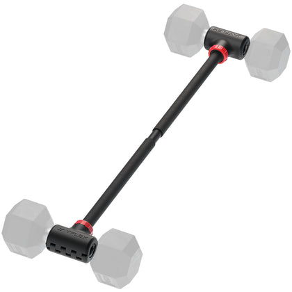 Jayflex Hyperbell Bar - Convert Dumbbells to Barbell Set for Home Fitness - Adjustable & 200 lb Capacity Weight Barbell for Weight Lifting