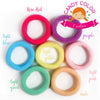 Baby Hair Ties, YGDZ 300pcs Elastic Toddler Hair Ties for Little Girls Kids, Small Mini Hair Bands Soft Ponytail Holders Hair Accessories, Multicolor