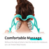 Neck Massager Roller,Handheld Massager with 6 Balls Massage Point, Neck Pain Relief Massager for Deep Tissue in Neck, Back, Shoulder, Waist, and Legs