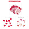 Officygnet Valentine's Day Bingo Game Cards, 32 Players for Kids Party Card Games, School Classroom Group Games, Family Activity, Valentines Party Favors Supplies