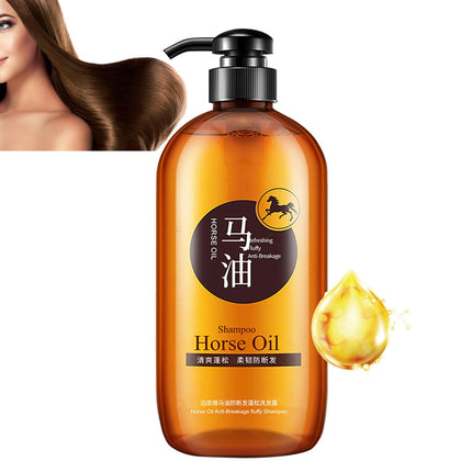 HABOHUSE Horse Oil Shampoo, Horse Oil Nourishing Shampoo-No.1 Japan, Pure Horse Oil Argan Shampoo and Conditioner (1Pcs)