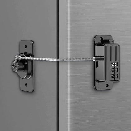 TOASAM Fridge Lock, K1 Refrigerator Lock, Keyless One-Click Access, Upgraded Core, Customizable Password, Child Safety Combination Lock for Mini Fridges, Refrigerators, Cabinets, Windows, and Closets