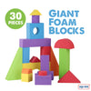 Large Building Foam Blocks for Toddlers - Giant Jumbo Big Building Blocks - Variety Shapes and Colors - Waterproof, Washable, Stackable, Non-Toxic Construction Daycare Preschool Toys