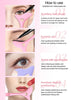 YRAKOZIN Multifunctional Eyeliner Stencils [4 PCS], Eye Makeup Tool Set[Wing Eyeliner Aid + Silicone Beauty Ruler] as Eyelash Shield/Eyebrow Shaping/Jaw Line/Lip Line for Beginners (Pink)