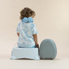 My Carry Potty - Grey Pastel Travel Potty, Award-Winning Portable Toddler Toilet Seat for Kids to Take Everywhere