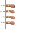 Michael Kors Men's Slim Runway Analog-Quartz Watch with Stainless-Steel Strap, Black, 22 (Model: MK8607)