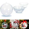 20 Pack Clear Plastic Fillable Ornament Ball 3.15''/80mm for Christmas,Holiday, Wedding,Party,Home Decor