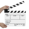 Flexzion Director Clapboard Film Movie Clapper Board Acrylic Plastic Dry Erase Stadio Camera TV Video Cut Action Scene Slate Board 10x12