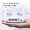 GL.iNet GL-SFT1200 (Opal) Secure Travel WiFi Router - AC1200 Dual Band Gigabit Ethernet Wireless Internet | IPv6 USB 2.0 MU-MIMO DDR3 |128MB Ram Repeater Bridge Access Point Mode