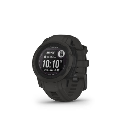 Garmin Instinct 2S Solar, Smaller-Sized GPS Outdoor Watch, Solar Charging Capabilities, Multi-GNSS Support, Tracback Routing, Graphite, 40 MM