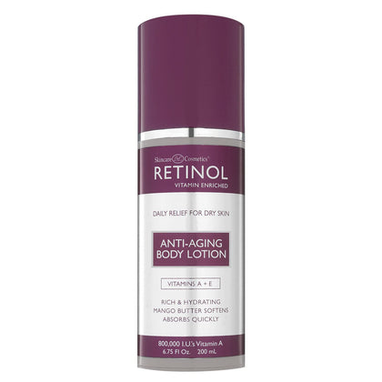 Retinol Anti-Aging Body Lotion - Corrective & Preventative Relief For Dry Skin With The Original Retinol - Luxurious Treatment Smooths Dry, Flaky Skin w/ Botanical Moisturizers & Vitamin A