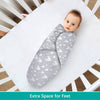 Biloban Baby Swaddles 0-3 Months for Boy Girls, Baby Swaddle, Newborn Swaddle, Cotton Swaddle Blanket, Newborn Essentials, Lovely Grey Print, 2 Pack