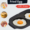 Microwave Egg Fryer for Egg McMuffin | Microwave Egg Cooker & Poacher for Breakfast Sandwiches | Microwave Maker for 2 Eggs Eggwich & Hamburger Patties | Dishwasher-Safe & BPA-free