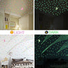 200 Pcs Glow in The Dark Luminous Colorful Stars and Pink Moon Fluorescent Noctilucent Plastic Wall Stickers Murals Decals for Home Art Decor Ceiling Wall Decorate Kids Babys Bedroom Room