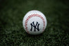 Rawlings MLB New York Yankees Team Logo Baseball, Official, White