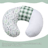 Winmany Baby Waterproof Nursing Pillow Cover Newborn U-Shaped Breastfeeding Pillowcase Cushion Cover Stretchy Replaceable White Pillow Cover Slipcover for Boys and Girls