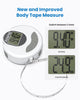 Tape Measure for Body, RENPHO Smart Bluetooth Digital Measuring Tape with Lock Hook, Retractable Function, Accurate Measurement Tape for Weight Loss, Muscle Gain, Fitness Bodybuilding, Inches & CM