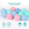 TRENDBOX 100 pcs Macaron Ball Pit Balls Plastic Balls for Ball Pit Pool Playpen Babies Kids Children Birthday Parties (100 pcs)