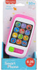 Fisher-Price Laugh & Learn Baby & Toddler Toy Smart Phone with Educational Music & Lights for Ages 6+ Months, Pink