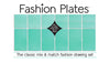 Kahootz Fashion Plates - Classic Styles - Mix-and-Match Drawing Kit - Make 100s of Fabulous Fashion Designs - For Ages 6+