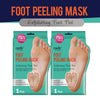 Epielle-Foot Peel Mask - 2 Pack - For Cracked Heels, Dead Skin & Calluses - Make Your Feet Baby Soft & Get a Smooth Skin, Removes & Repairs Rough Heels, Dry Toe Skin - Exfoliating Peeling Treatment