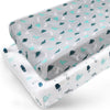Changing Pad Cover for Boys Girls 2 Pack, Comfy & Breathable Changing Table Cover for 32''x16