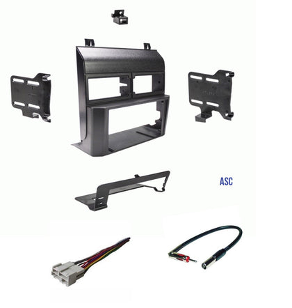 ASC Audio Car Stereo Dash Kit, Wire Harness, and Antenna Adapter for Installing a Double Din Radio for Some 1998-1994 Chevrolet GMC Pickup Truck SUV Suburban Blazer