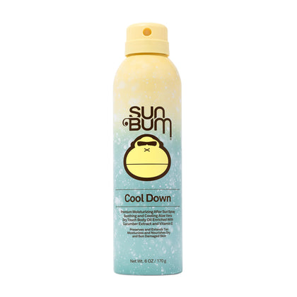 Sun Bum Cool Down Aloe Vera Spray - Vegan After Sun Care with Cocoa Butter to Soothe and Hydrate Sunburn - 6 oz