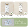 EUDEMON Baby Safety Electrical Outlet Cover Box Childproof Large Plug Cover for Babyproofing Outlets Easy to Install & Use (Transparent)