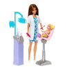 Barbie Careers Dentist Doll and Playset with Accessories, Medical Doctor Set, Barbie Toys,White