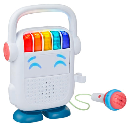 Playskool Rock n Roll Bot, Kids Bluetooth Speaker and Voice Changing Karaoke Microphone Toy, Ages 3 and Up (Amazon Exclusive)