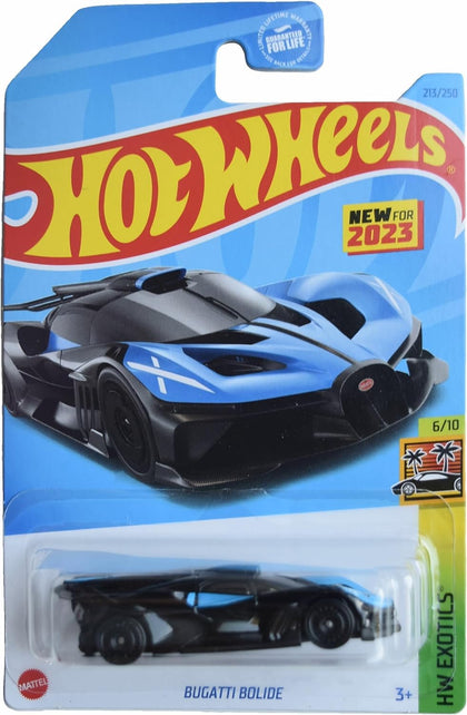 Hot Wheels Bugatti Bolide, HW Exotics 6/10 [Black/Blue] 213/250