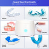 Ultrasonic Cleaner Retainer Cleaning Machine - 43kHz Portable Ultra Sonic Dental Cleaner - Professional Cleaning Mouth Guard, Aligner, Denture, Toothbrush Head, Jewelry for Home or Travel (Standard)