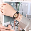 Hovisi Unisex Bracelet Watch, Fashion Diamond Analog Quartz Female Watch for Women Luxury Wrist Watches, Wonderful Watches Gift for Women, Roman Quartz Belt Watches (Black Strap)