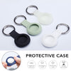 Case Keychain Air Tag Case Holder Silicone AirTags Key Ring /Key Chain Compatible with Apple AirTag GPS Item Finders Accessories 4 Pack