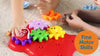 Learning Resources Build & Spin: Farm Friends, Fine Motor Toy, 17 Piece Set, Ages 2+