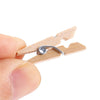 DECORA Sturdy 1 Inch Mini Wooden Craft Clothespins 100pcs