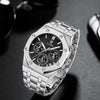 Tiong Business Men Watches Luxury Brand Quartz Watch Mens Stainless Steel Waterproof Wristwatch