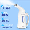 BY4U Powerful Travel Steamer for Clothes Handheld Clothing Steamer Handheld Garment Steamer Wrinkle Remover for Home and Trave White