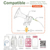 Maymom Breast Pump Kit Compatible with Medela Pump in Style Advanced Breast Pumps;2 Breastshields (one-piece, 24mm), 4 Valve, 6 Membrane, & 2 Pump-in-Style Tubing Can Replace Medela Pumpin Style Valve
