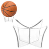 2 PCS Sports Ball Holder, Star Autograph Ball Memorabilia Storage Rack, Clear Acrylic Ball Display Stand for Football, Basketball, Soccer Ball, Volleyball, Rugby Ball
