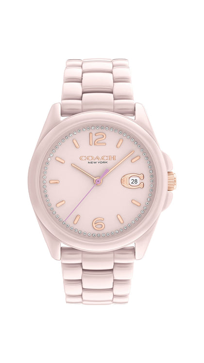 Coach Greyson Women's Watch | Water Resistant | Quartz Movement | Elevating Elegance for Every Occasion(Model 14503926)