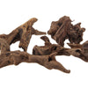 emours Driftwood Branches Reptiles Aquarium Decoration Assorted Size,(5.5-8 inch in Length),4 Pieces