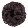 MORICA 1PCS Messy Hair Bun Hair Scrunchies Extension Curly Wavy Messy Synthetic Chignon for Women (1-6#(Dark Brown))