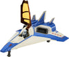 Mattel Disney and Pixar Lightyear Hyperspeed Series, Buzz Lightyear Mini Action Figure & XL-14 Spaceship, 5.6-in Vehicle