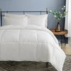 Dafinner Cotton Down Alternative Comforter | Full/Queen All-Season Duvet Insert | 100% Cotton Cover, Ultra-Soft GRS Microfiber Quilted Medium Warm Bed Comforter (88x88, White)