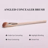 BETHY BEAUTY Bethy Beauty Angled Under Eye Concealer Brush, Finger Shape Nose Contour Makeup Brush for Liquid and Cream Blending and Diffusing,Small Foundation Brush Cosmtic Tool Smooth Canvas